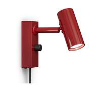 Belid Applique murale Cato Rouge ru rillant-noir mat