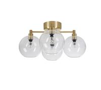 Belid Plafonnier Gloria laiton. verre transparent