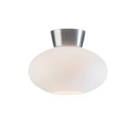 Belid Plafonnier Verre opale Bullo Ø27 cm Aluminium