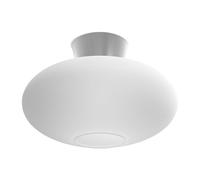 Belid Plafonnier XL Bullo verre opale Ø38 cm Aluminium