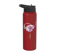 Believe Hummingbirds and Flowers Bird Lovers Gift Stainless Steel Insulated Water Bottle