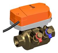 Belimo PI Vanne De Zone Rp1/2 Kvs0.42 24VAC/DC 75s 2/3-Point 1Nm IP40 Ports De Mesure C215QPT-D/CQ24A