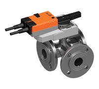 Belimo Vanne À Bille 3 Voies DN32 Bride Kvs32 24VAC/DC 9s 2-Point 16Nm IP54 R7032R-B3/SRQ24A