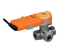 Belimo Vanne À Bille 3 Voies G1-1/4 Kvs21 100-240VAC 75s 2/3-Point 2Nm IP54 R520/KR230