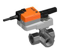 Belimo Vanne À Bille 3 Voies Rp1-1/2 Kvs14 100-240VAC 90s 2/3-Point 10Nm IP54 SPDT R3040-BL3/NR230A-S