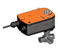Belimo Vanne À Bille 3 Voies Rp1 Kvs10 24VAC/DC Cas De Défaillance 75s 2 Points 4Nm IP54 R3025-BL2/LRF24