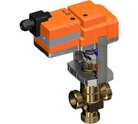 Belimo Vanne à Globe 3 Voies 15mm G1-1/4 Kvs6.3 24VAC/DC 35s 2-10V 500N IP54 H520B/LVC24A-SR-TPC