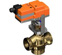 Belimo Vanne à Globe 3 Voies 15mm G2-1/4 Kvs25 24VAC/DC 150s BACnet 0-10/2-10V 500N IP54 H540B/LV24A-MOD
