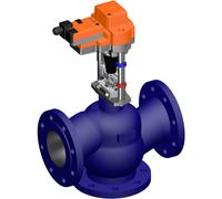 Belimo Vanne à Globe 3 Voies DN150 Bride 40mm Course Kvs320 24VAC/DC 150s 2-10V 4500N IP54 H7150N/RV24A-SR