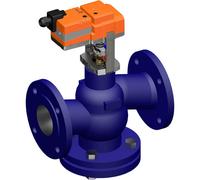 Belimo Vanne à Globe DN65 Bride 18mm Course Kvs58 24VAC/DC 150s MP-Bus 0-10/2-10V 1000N IP54 H664R/NV24A-MP-TPC