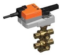 Belimo Vanne Caractérisée À 6 Voies Rp3/4 Kvs1.6/2.5 24VAC/DC 90s BACnet/Modbus 10Nm IP40 RJ12 R3020-1P6-2P5-B2/NR24A-MOD-J6