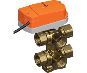 Belimo Vanne De Régulation 6 Voies Rp1/2 Kvs0.25/0.4 24VAC/DC 75s MP-Bus 1Nm IP40 Borne R3015-P25-P4-B1/CQ24A-MPL-T