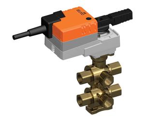 Belimo Vanne De Régulation 6 Voies Rp3/4 Kvs2.5/1.6 24VAC/DC 90s 0-10V 5Nm IP54 R3020-2P5-1P6-B2/LR24A-SZ