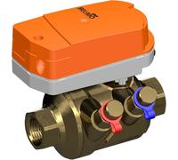 Belimo Vanne De Zone PI Rp3/4 Kvs0.98 24VAC/DC 75s MP-Bus 1Nm IP40 Borne Ports De Mesure C220QPT-F/CQ24A-MPL-T