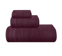 BELIZZI HOME Lot de 3 serviettes en coton ultra douces, compactes et légères - Contient des serviettes de bain 71,1 x 139,7 cm, des serviettes 40,6 x 61 cm et des débarbouillettes de 30,5 x 30,5 cm