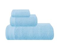 BELIZZI HOME Lot de 3 serviettes en coton ultra douces, compactes et légères - Contient des serviettes de bain 71,1 x 139,7 cm, des serviettes de toilette de 40,6 x 61 cm et des débarbouillettes de