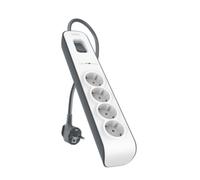 Belkin BSV400VF2M protection surtension Blanc 4 sortie(s) CA 2 m