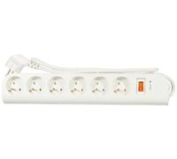 Belkin F9E600fr1M Parafoudre 6 prises avec cordon 1M Blanc