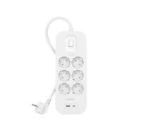 Belkin Steckdosenleiste 6-fach + USB C,650J,18W,2m SRB002vf2MV2
