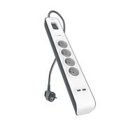 Belkin Multiprise parafoudre 4 prises avec 2 ports USB