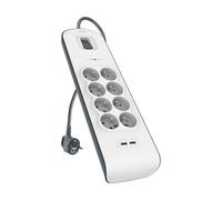 Belkin Multiprise parafoudre 8 prises avec 2 ports USB
