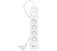 Belkin Multiprise USB SRB001VF2M – 4 prises, USB-C PD + USB-A, câble 2 m, 525 J