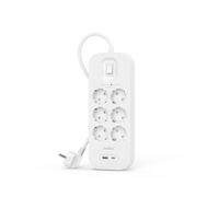 Belkin Steckdosenl./Überspannung 6-fach, USB C, 650J.SRB002VF2M