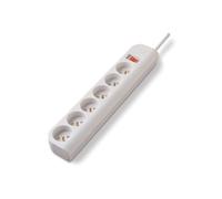 Belkin SurgeStrip E-Series - Protection contre les surtensions - connecteurs de sortie : 6 - France - blanc