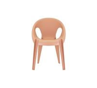 Bell Chair Indoor / Outdoor Chaise avec accoudoirs empilable 4-pack Magis Sunrise - 8052464254156