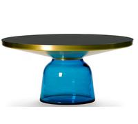 Bell Coffee Table Table basse laiton ClassiCon bleu saphir - 4250682809361