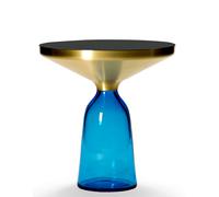 Bell Side Table Table d'appoint ClassiCon Laiton Saphir bleu - 4250682809378