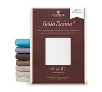 Bella Donna Drap-housse en jersey, Coton, weiß, 180 x 200 cm - 200 x 220 cm