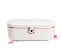 Bella Epoca: Gamelle Chauffante Électrique Portative - Boîte à Lunch Chauffante Élégante. Lunch Box Électrique avec 2 Compartiments et Récipient Thermique en Acier Inoxydable (1L / 45W / 220V)