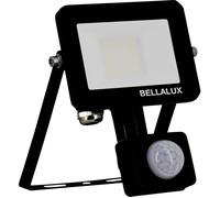 Projecteur LED BELLALUX, 10 W, 4000 K, 900 lm, blanc neutre, IP65, avec détecteur de mouvement, noir