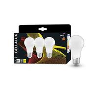 BELLALUX Lampe à LED, E27-base, optique mate,Blanc chaud (2700K), 806 Lumen, Remplacement de la traditionnelle 60W-Ampoules 3-Pack