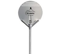 Fraschetti - Pelle à pizza ronde en aluminium alimentaire Ø36 cm - Manche extensible 65-120 cm