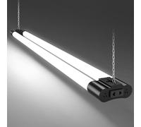 Bellanny Néon LED 120CM T8 Connectable Reglette LED, 40W 4400LM 6500K Blanc Froid Tube Néon, IP65 Imperméable Luminaire Plafonnier pour Garage Ateliers Sous-Sol Salle de Bain Bureau Parking