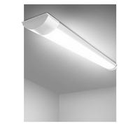 Bellanny Réglette LED étanche 60CM, Plafonnier Exterieur LED 20W 2400LM Blanc Froid 6500K, Neon Tube LED Aluminium et PC Luminaire pour Bureau, Entrepôt, Garage, Sous-sol, Atelier.
