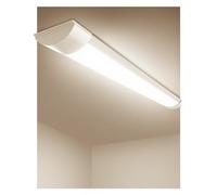 Bellanny Réglette LED étanche 60CM, Plafonnier Exterieur LED 20W 2400LM Blanc Neutre 4500K, Neon Tube LED Aluminium et PC Luminaire pour Garage, Entrepôt, Bureau, Sous-sol, Atelier