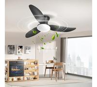 Bellanny Ventilateur Plafond avec Lumière, 100CM 3 Pales Ventilateurs de Plafond avec Telecommande APP, Plafonnier Ventilateur Silencieux | 3000-6500K Dimmable,6 Vitesses,Réversible,pour Chambre Salon