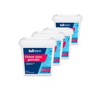 BELLAQUA Chlore Choc Piscine & Spa 20kg Chlore Rapide & Entretien Régulier