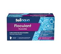 Bellaqua Floculant Piscine 1 kg - Clarifiant Puissant - Élimine Les Particules Fines - Eau Claire et Limpide - Compatible Filtre à Sable