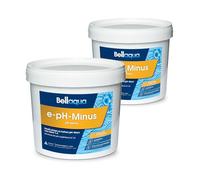 BELLAQUA pH-Moins 2x6 kg Granulés pH- Piscine et Spa Réducteur pH Rapide | Facile à utiliser, doseur inclus, verser directement dans l'eau, 100g / 10 m³ baisse pH de 0,1, compatible piscine et spa