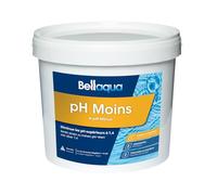BELLAQUA pH-Moins 6 kg Granulés pH- Piscine et Spa Réducteur pH Rapide | Facile à utiliser, doseur inclus, verser directement dans l'eau, 100g / 10 m³ baisse pH de 0,1, compatible piscine et spa