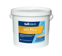 BELLAQUA pH-Plus 5 kg - Granulés pH+ Piscine et Spa Correcteur pH Rapide | Facile à utiliser, doseur inclus, verser directement dans l'eau, 100g / 10 m³ augmente pH de 0,1, compatible piscine et spa