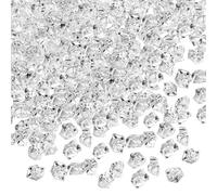 BELLE VOUS Lot de 1000 Faux Diamants en Acrylique Transparent - Cristaux Pierre Précieuse Strass 12-14mm Décoration Intérieur pour Table de Mariage Vase Anniversaire Fête Noel
