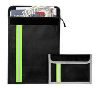 Belle Vous Lot de 2 Porte-documents - Pochette Ignifuge - Documents A5 & A4 et Objets de Valeur - Cahier Trieur Anti Feu - Organisateur et Classeur - Boite Travail et Scolaire