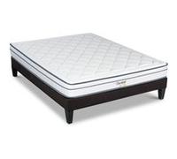 BELLECOUR LITERIE - Ensemble BARTOLDI 140x200 cm - Matelas Ressorts ensachés + Sommier Bois G