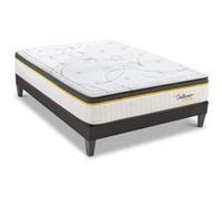 BELLECOUR LITERIE - Ensemble BELLECOUR 3.0 160x200 cm - Matelas Ressorts ensachés + Sommier Bois G