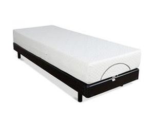 BELLECOUR LITERIE - Ensemble BODYSOFT 80x200 cm - Sommier électrique + Matelas Mémoire de forme G